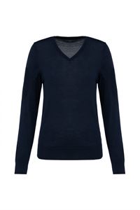 PULLOVER DONNA MERINO CON SCOLLO A V